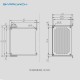 Barrowch Mobula Simple integrated modular panel case power line arranged modular