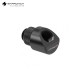 (Set 4Pcs) Barrowch 45°Rotary Adapter with smooth surface Black