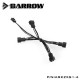 (สายแปลงRGB Barrow 1 to 4way) Barrow 5V manual controller  1 points 4 expansion Aurora