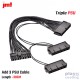Add 3 PSU Cable (สายต่อพ่วง PSU 3ตัวให้เปิดพร้อมกัน ส่งในไทย)