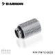 Barrow Male to Female Extender - 20mm silver