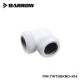 Barrow Double hard tube 90° Multi-Link Adapter 14mm White