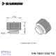 Barrow Push-in Fitting - OD：12mm Rigid Tubing Black