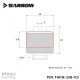 Barrow Compression Fitting (ID3/8-OD5/8) Soft Tubing silver