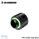 Barrow Compression Fitting (ID3/8-OD1/2) Soft Tubing Black