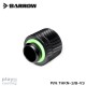 Barrow Compression Fitting (ID3/8-OD5/8) Soft Tubing Black