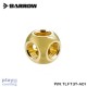 Barrow Metalic Cube Tee - 3Way Gold