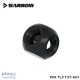 Barrow Metalic Cube Tee - 3Way  Black