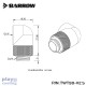 Barrow 90°Rotary Adapter (Male to Female) silver
