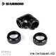 Barrow Double hard tube 90° Multi-Link Adapter 12mm Black