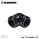 Barrow Double hard tube 90° Multi-Link Adapter 12mm Black